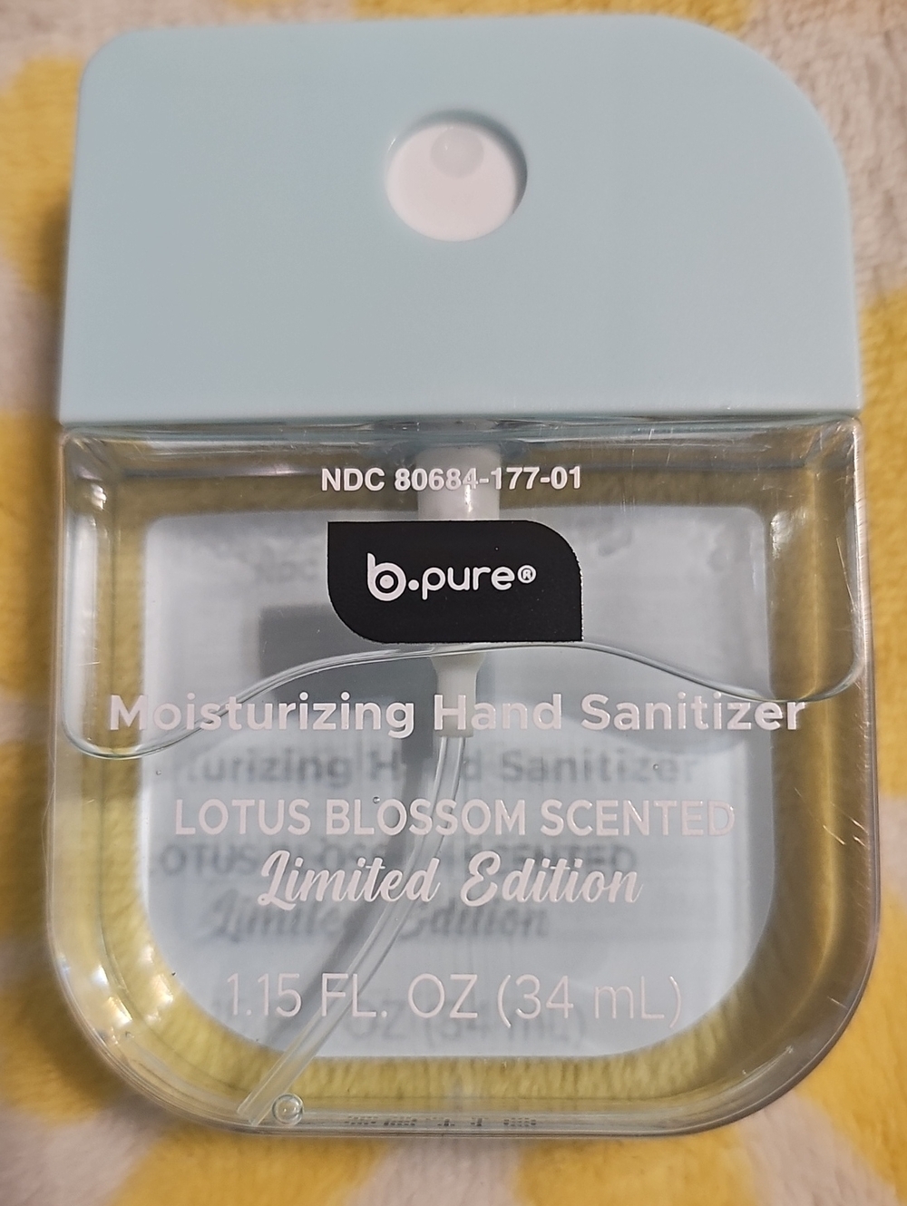 Lotus Blossom Moisturizing Hand Sanitizer (Light Blue)